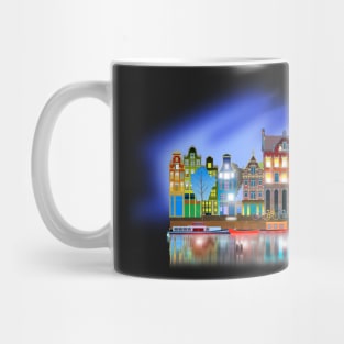 Amsterdam Grachtenhuizen Mug